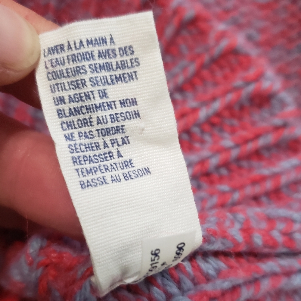 American Eagle Cardigan Medium Purple Pink Retro With Pockets - Picture 5 of 11
